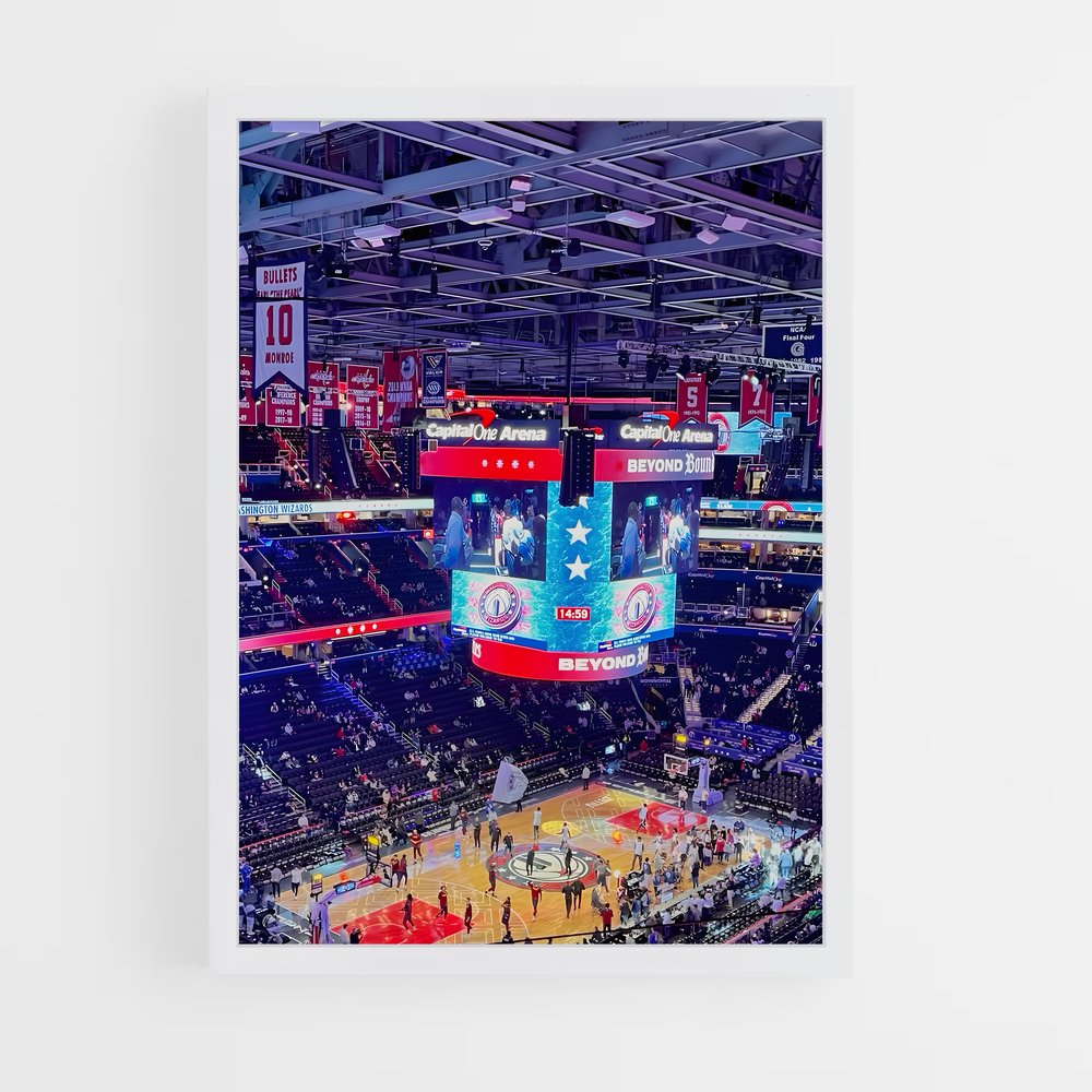 Poster L'Envol des Wizards – affiche Basketball (vue 3)